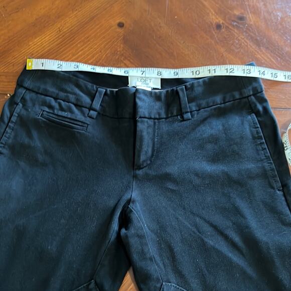 Ann Taylor Loft Petite Marisa 0P Black Jodhpurs Riding Pants - Picture 7 of 10